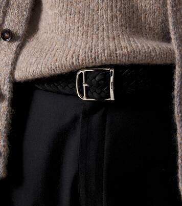 Braided suede belt | Brioni