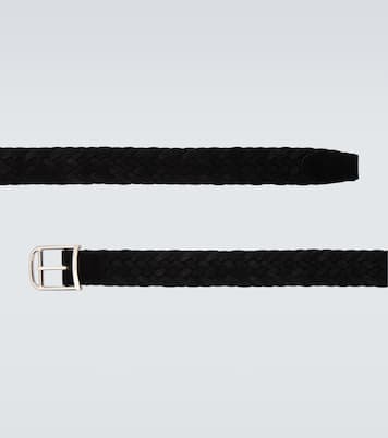 Braided suede belt | Brioni