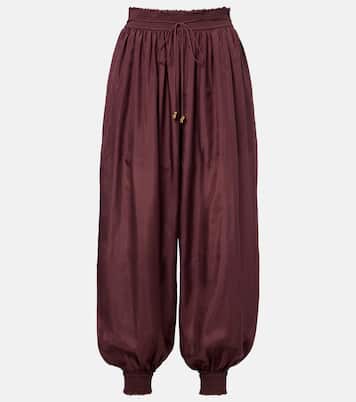 Aster silk habotai balloon pants | Zimmermann