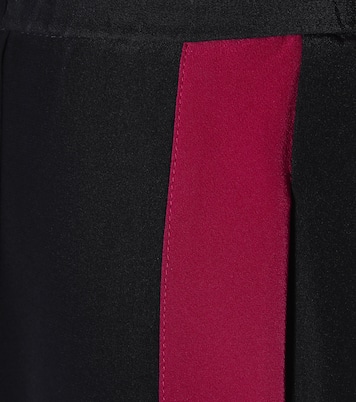 Pantalon ample à taille haute en crêpe de soie | Stella McCartney