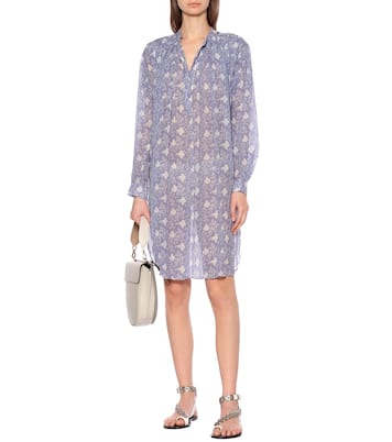 Robe chemise Erika imprimée en coton et soie | Isabel Marant