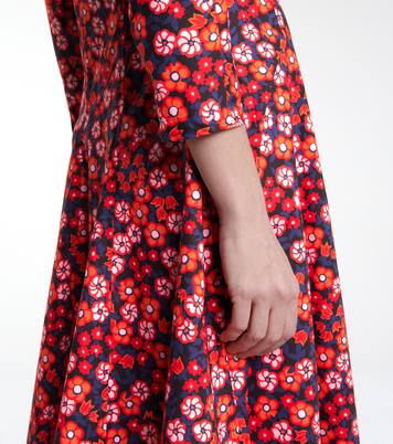Floral cotton midi dress | Marni
