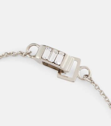 Crystal-embellished logo bracelet | Miu Miu