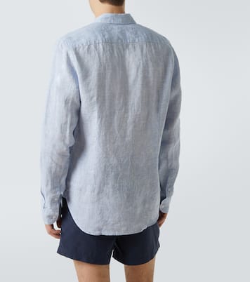 Giles linen long-sleeved shirt | Orlebar Brown