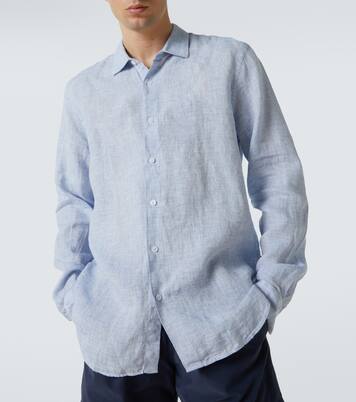 Giles linen long-sleeved shirt | Orlebar Brown
