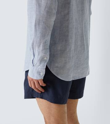 Giles linen long-sleeved shirt | Orlebar Brown