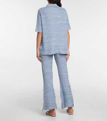 Azzura Knit Aida polo shirt | The Upside