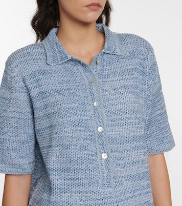 Azzura Knit Aida polo shirt | The Upside
