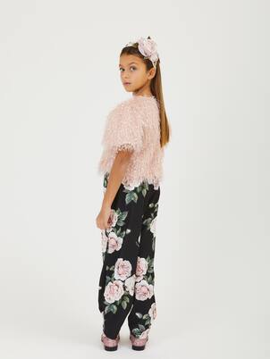 Fringed crop top | Monnalisa