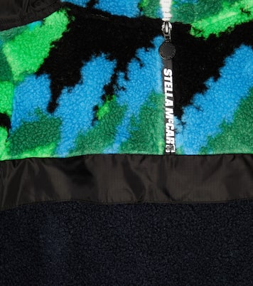 Felpa in teddy con cappuccio e zip | Stella McCartney Kids