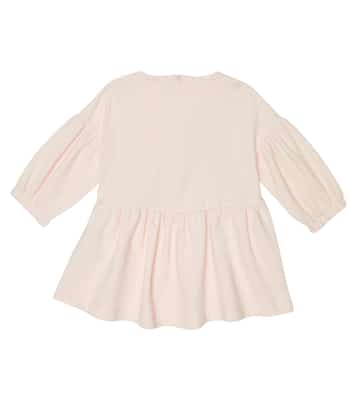 Baby star-patch cotton-blend top | Il Gufo