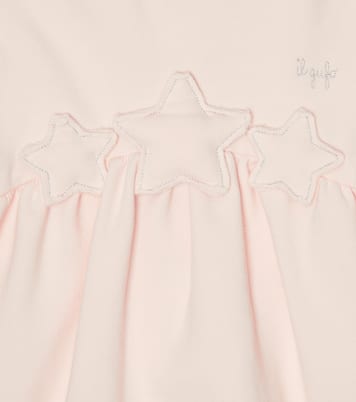 Baby star-patch cotton-blend top | Il Gufo