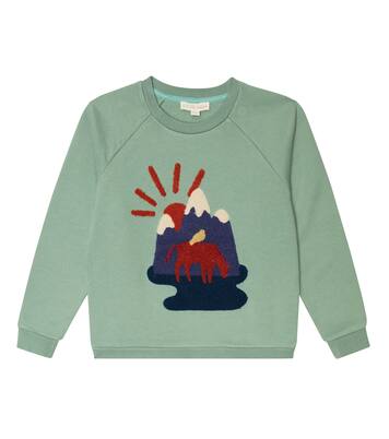 Samuel embroidered cotton sweatshirt | Louise Misha