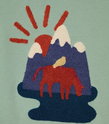 Samuel embroidered cotton sweatshirt | Louise Misha