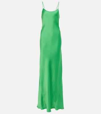 Robe aus Satin | Victoria Beckham