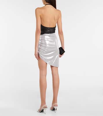 Minirock aus Lamé | Norma Kamali