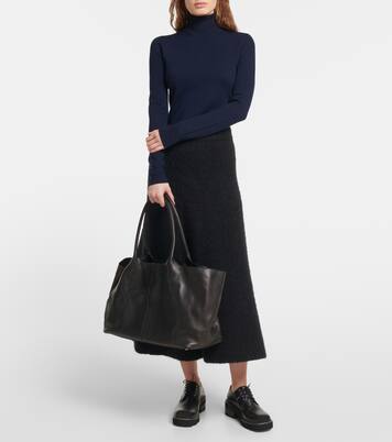May wool, silk, and cashmere turtleneck sweater | Gabriela Hearst