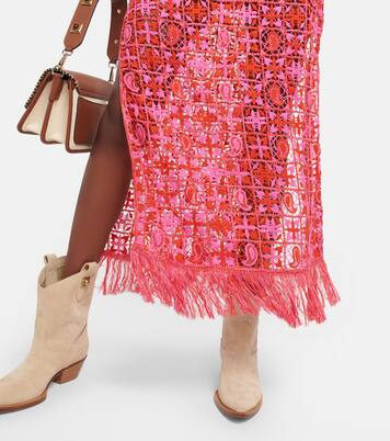 Maxikleid aus Häkelstrick | Etro