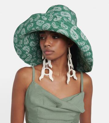 Bedruckter Sonnenhut Le Chapeau Lagrima | Jacquemus