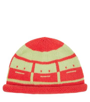 Intarsia wool beanie | Acne Studios Kids