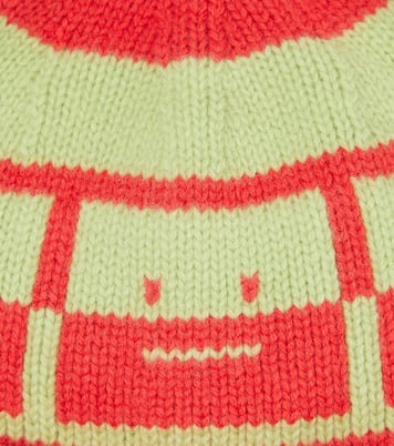 Intarsia wool beanie | Acne Studios Kids