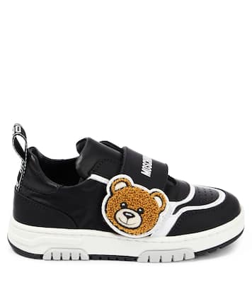 Teddy Bear leather sneakers | Moschino Kids