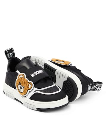 Teddy Bear leather sneakers | Moschino Kids