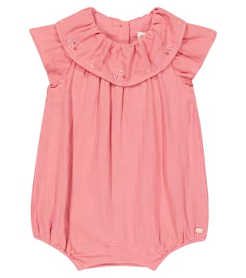 Baby embroidered cotton onesie | Tartine et Chocolat
