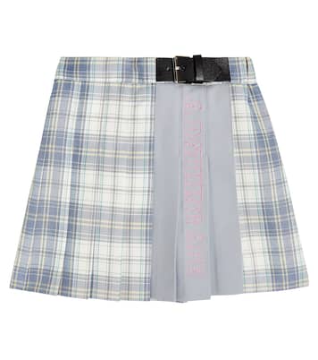 Checked pleated skirt | BAPE Kids
