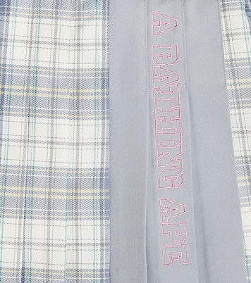 Checked pleated skirt | BAPE Kids