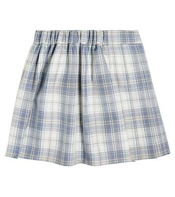 Checked pleated skirt | BAPE Kids