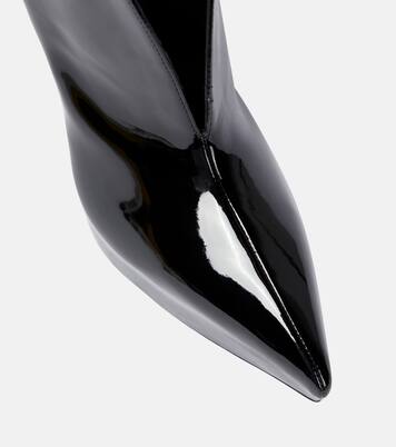 Booties Slick patent leather ankle boots | Alaïa