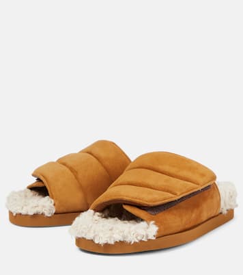 Pantoletten Gia 3 aus Veloursleder | Gia Borghini