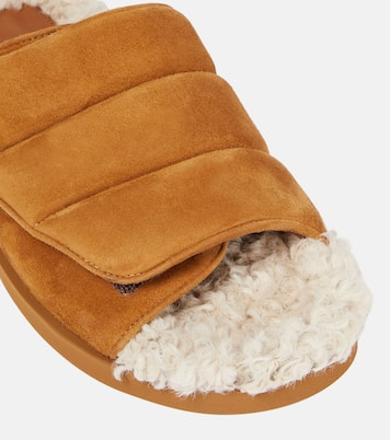 Pantoletten Gia 3 aus Veloursleder | Gia Borghini