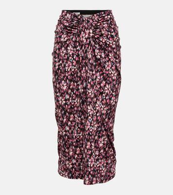 Bedruckter Midirock aus Jersey | Marant Etoile