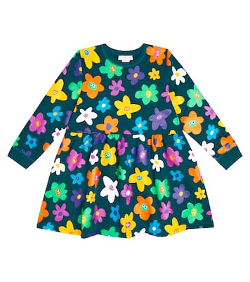 Floral cotton jersey dress | Stella McCartney Kids