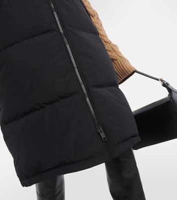 Daunenweste mit Shearling | Yves Salomon