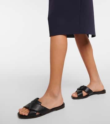 Pantoletten aus Leder | Ferragamo