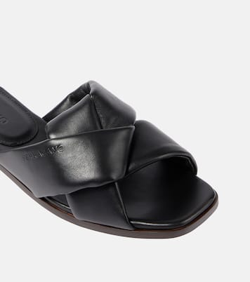 Pantoletten aus Leder | Ferragamo