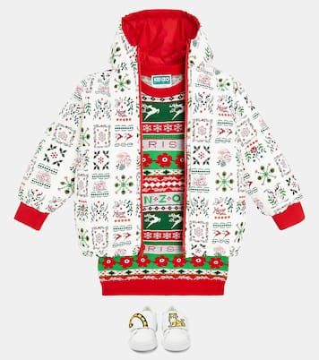 Reversible puffer jacket | Kenzo Kids