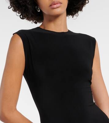 Maxikleid aus Jersey und Mesh | Norma Kamali