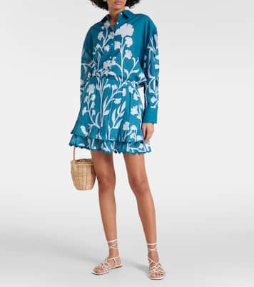 Bedruckter Minirock aus Baumwolle | Juliet Dunn