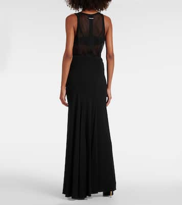 High-Rise-Maxirock aus Jersey | Tom Ford