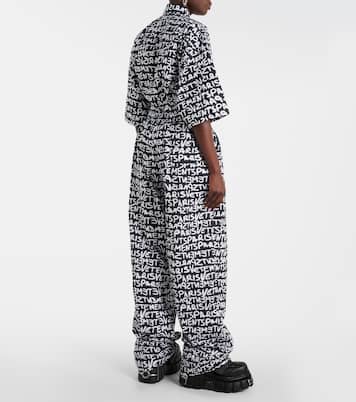 Weite High-Rise-Hose aus Baumwolle | Vetements