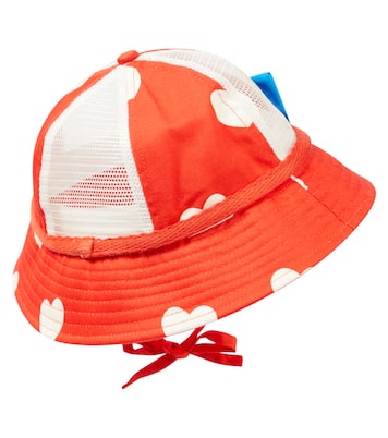 Hearts cotton hat | Mini Rodini