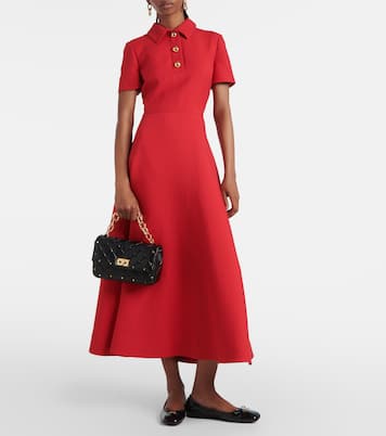 VLogo Signature patent leather ballet flats | Valentino Garavani