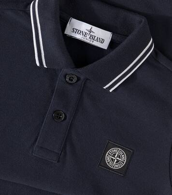 Cotton-blend polo shirt | Stone Island Junior
