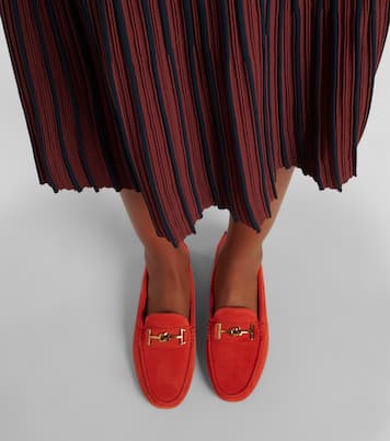 Mokassins Gommino T Ring aus Veloursleder | Tod's