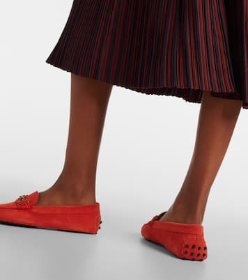 Mokassins Gommino T Ring aus Veloursleder | Tod's