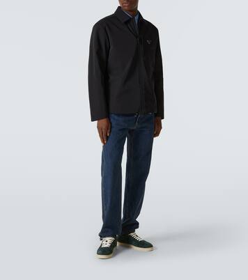 Lane logo suede sneakers | Prada